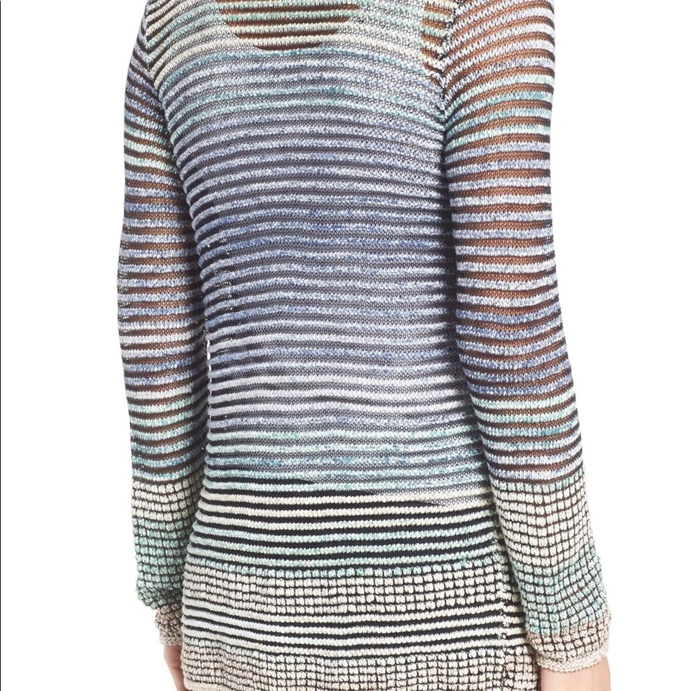 Nic + Zoe striped away cardigan